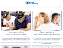 Tablet Screenshot of advancedbrainmonitoring.com